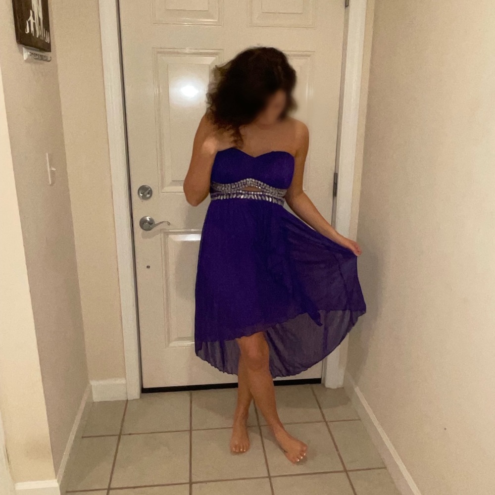 My Michelle homecoming/prom/formal dress💜💟🟣